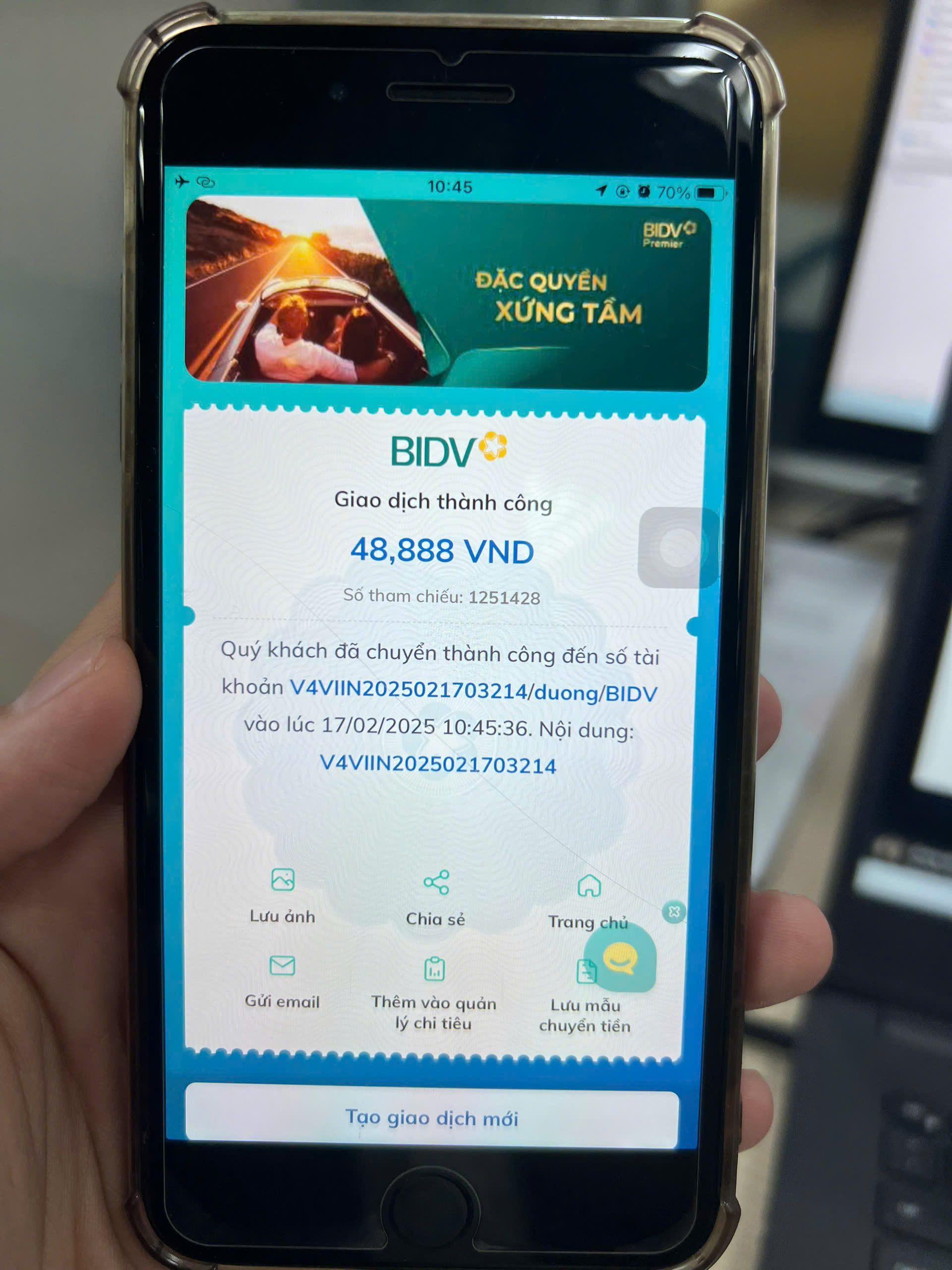 Quét QR bằng app ngân hàng