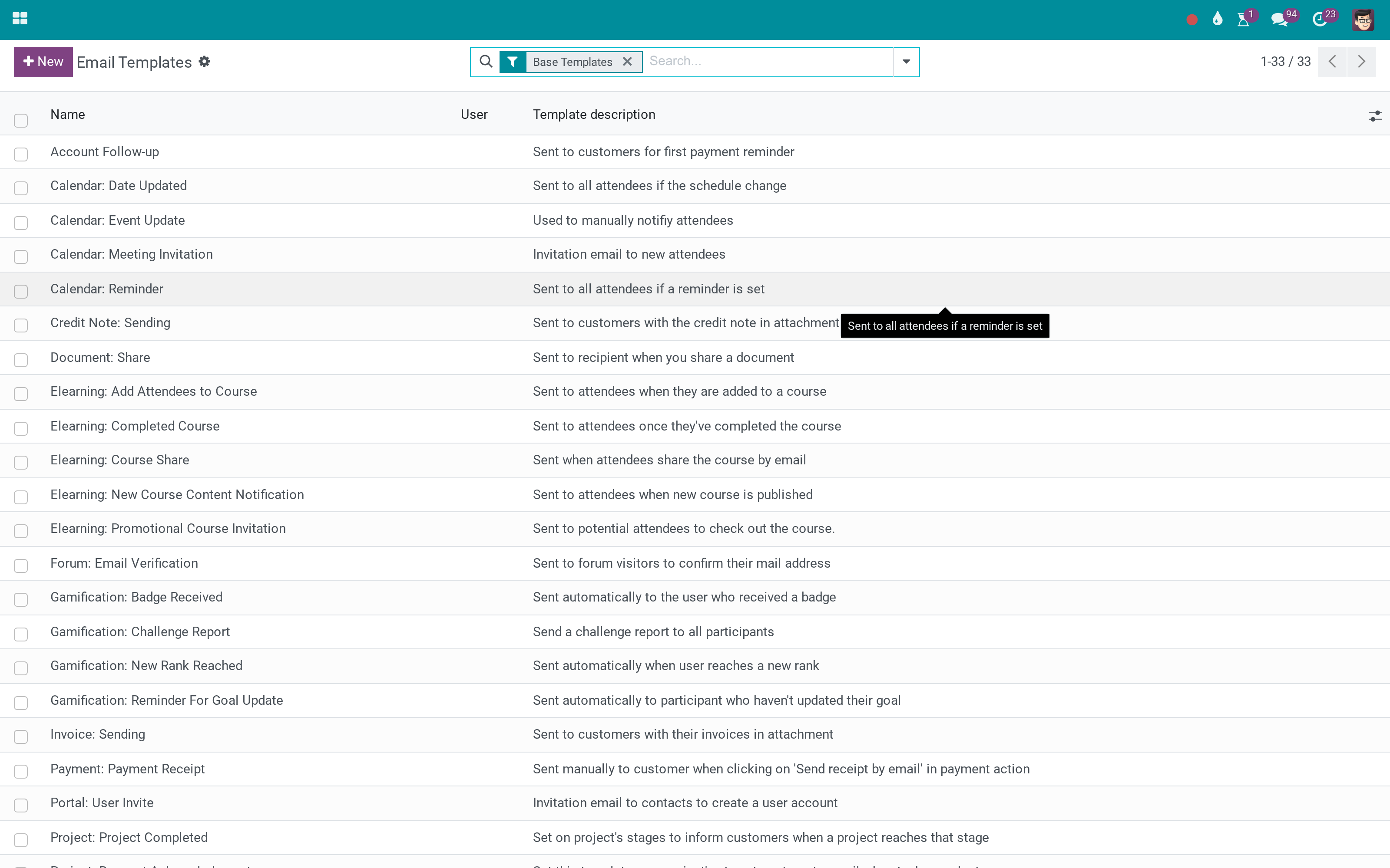 Email templates that come out in the customer's language