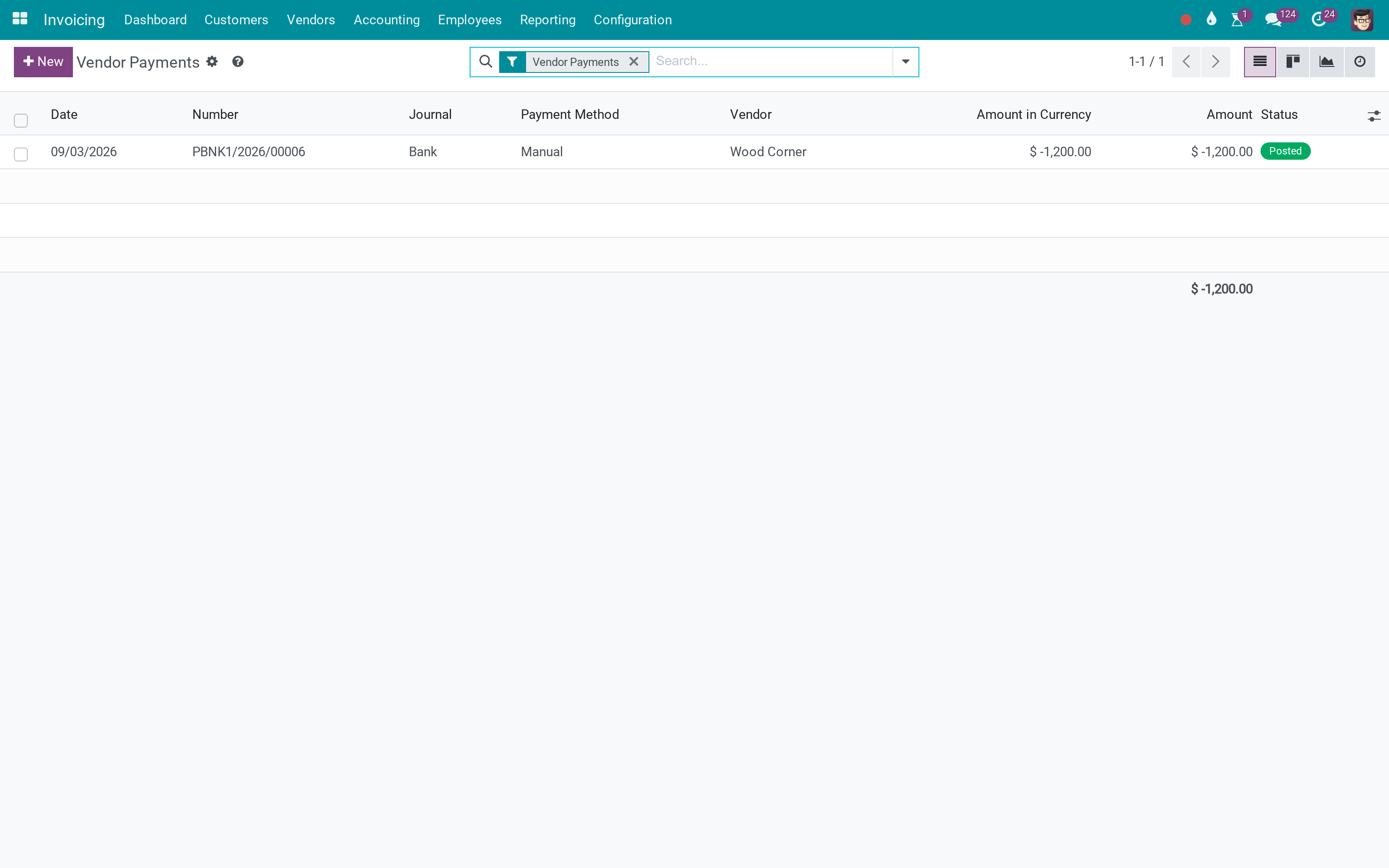 Vendor payments