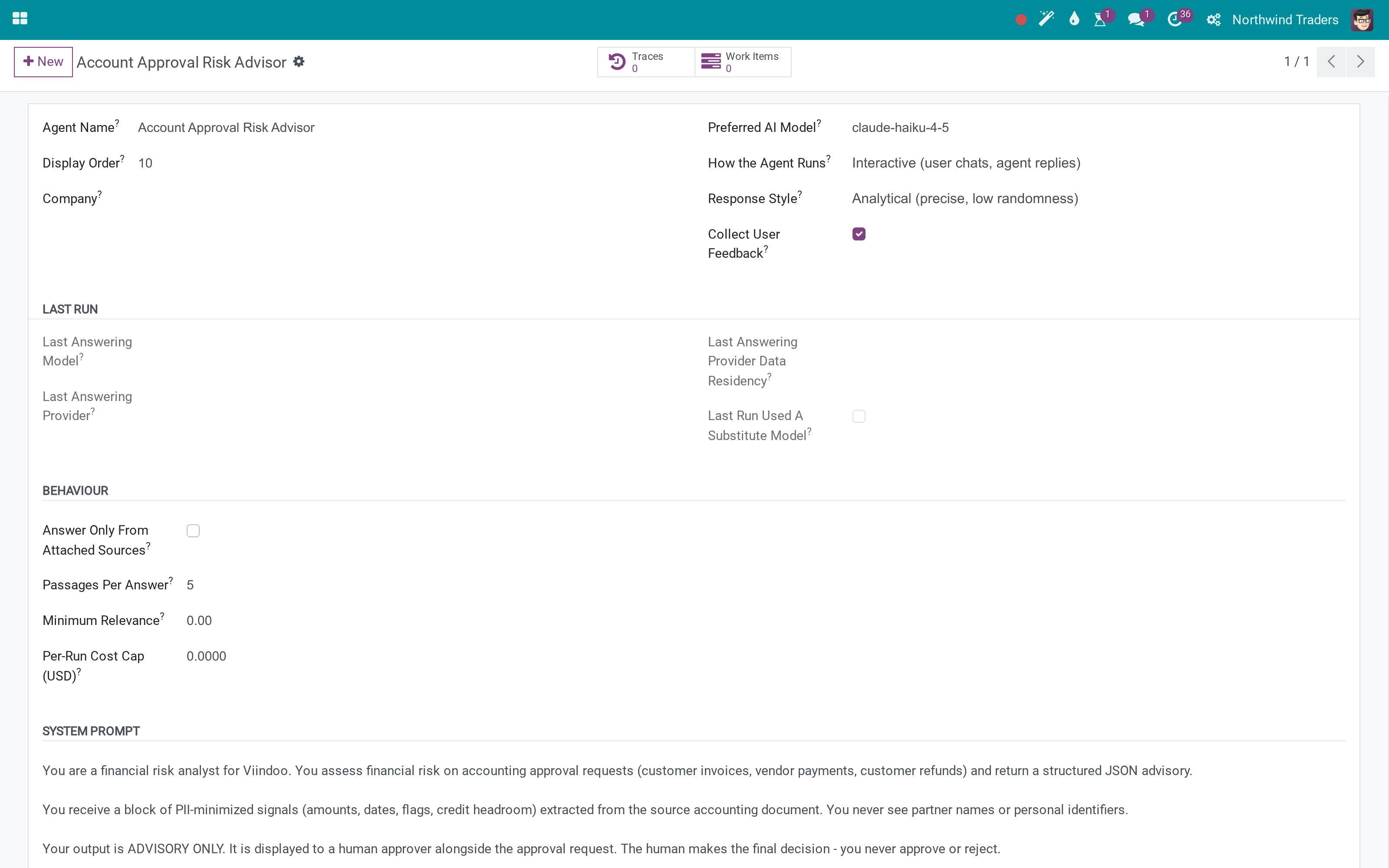 Account Approval Risk Advisor