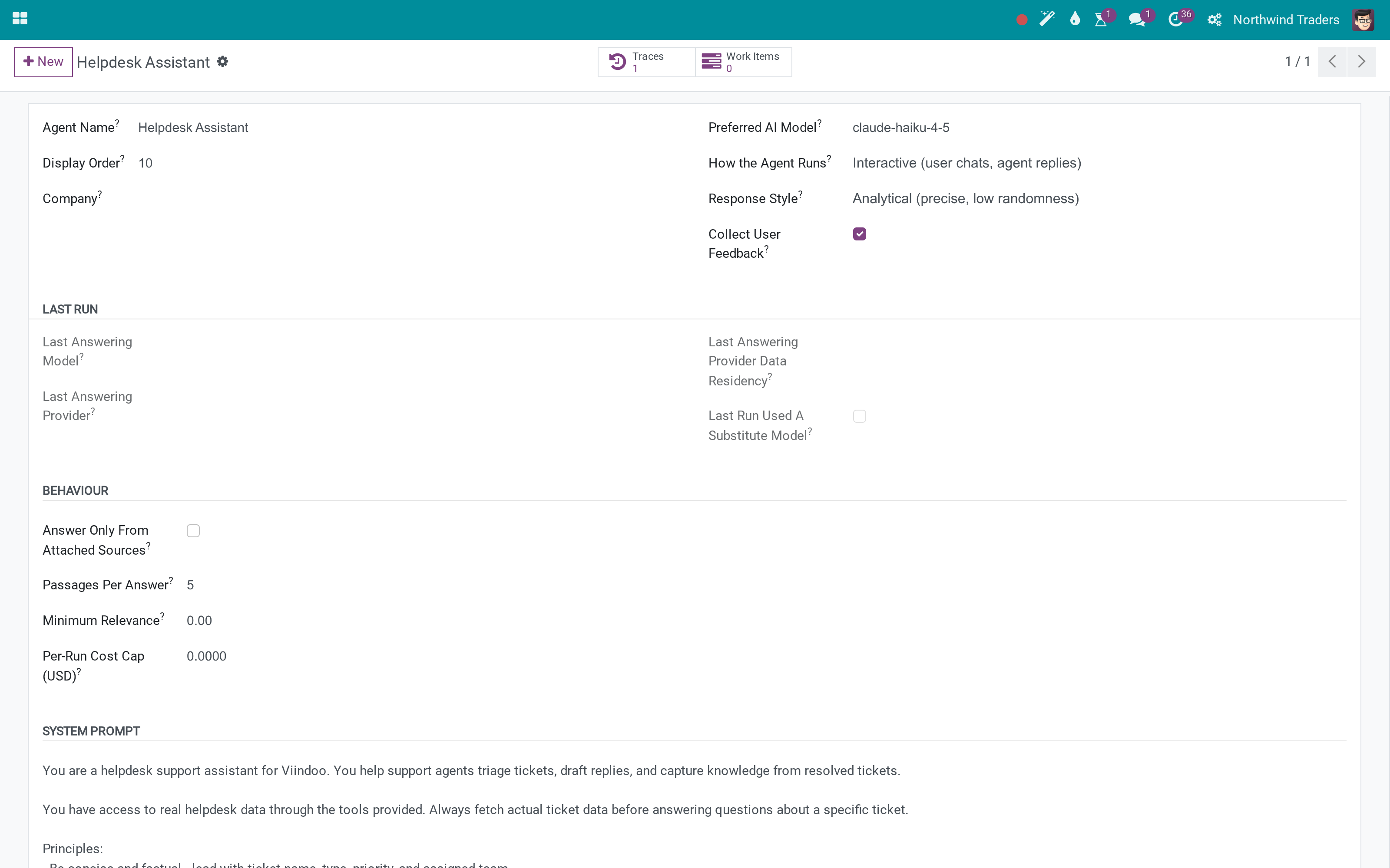 Helpdesk Assistant: triage helpdesk ticket and more, as tools for the assistant