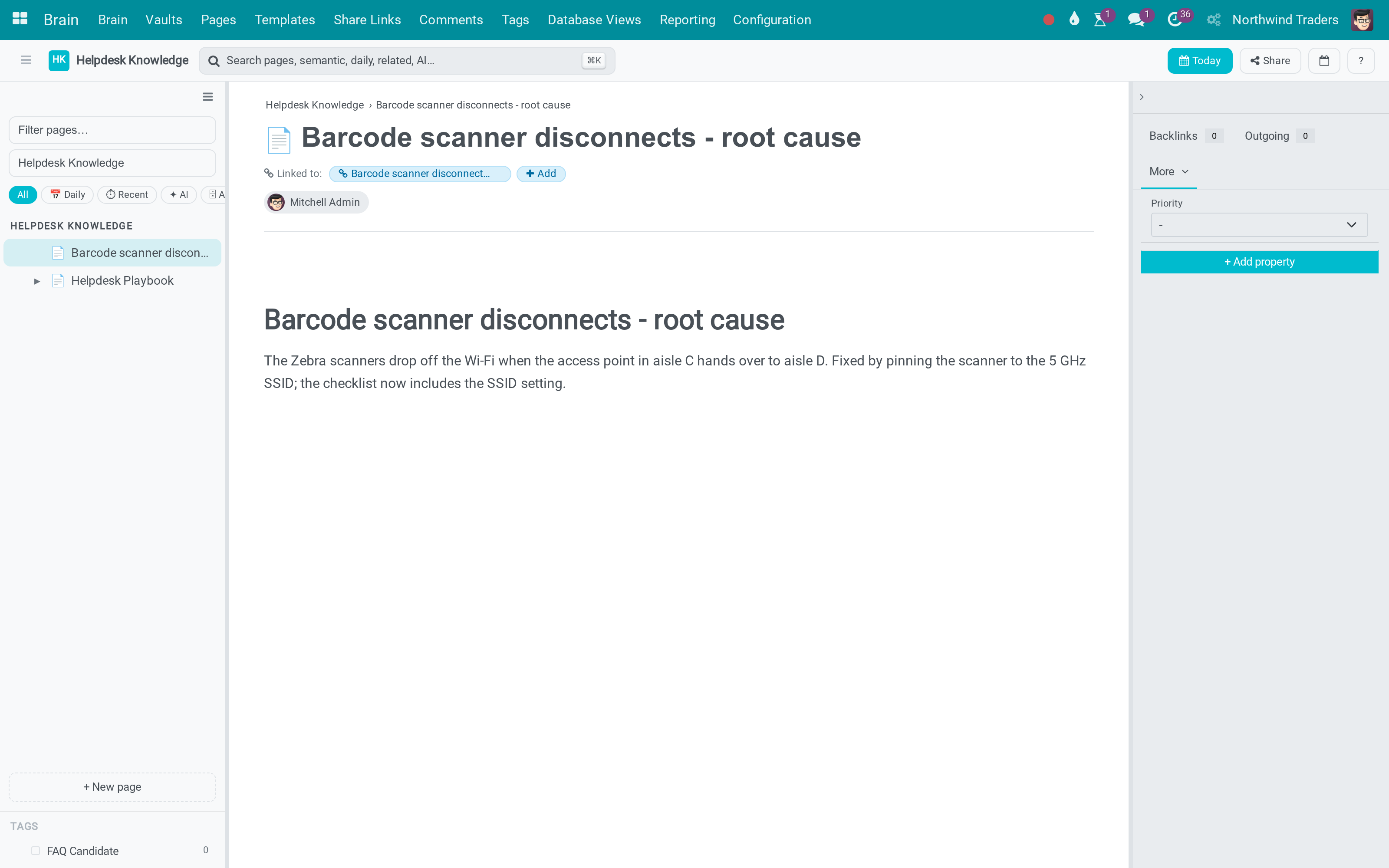 Barcode scanner disconnects - root cause