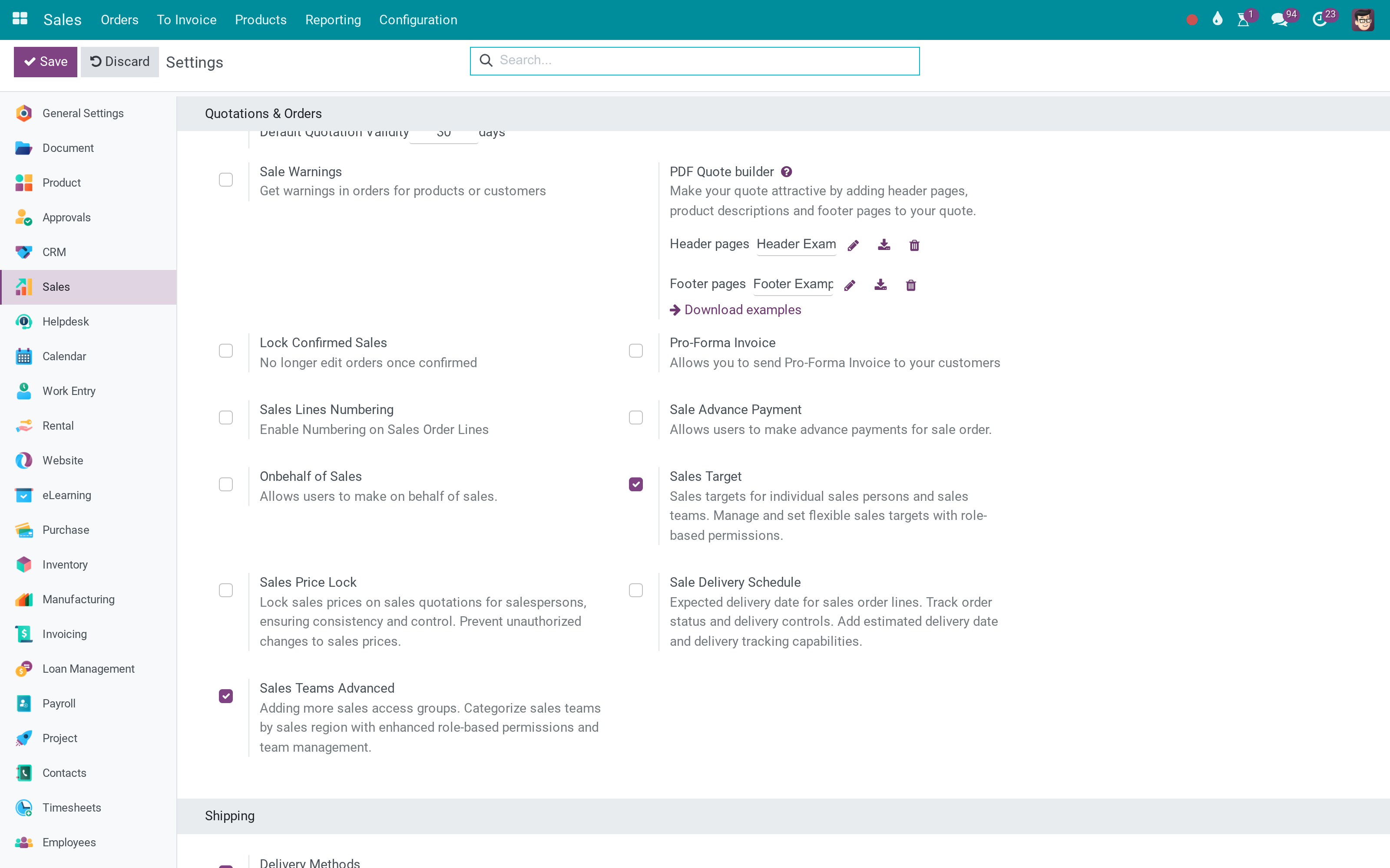 Sales targets, price locks and delivery dates, one page away