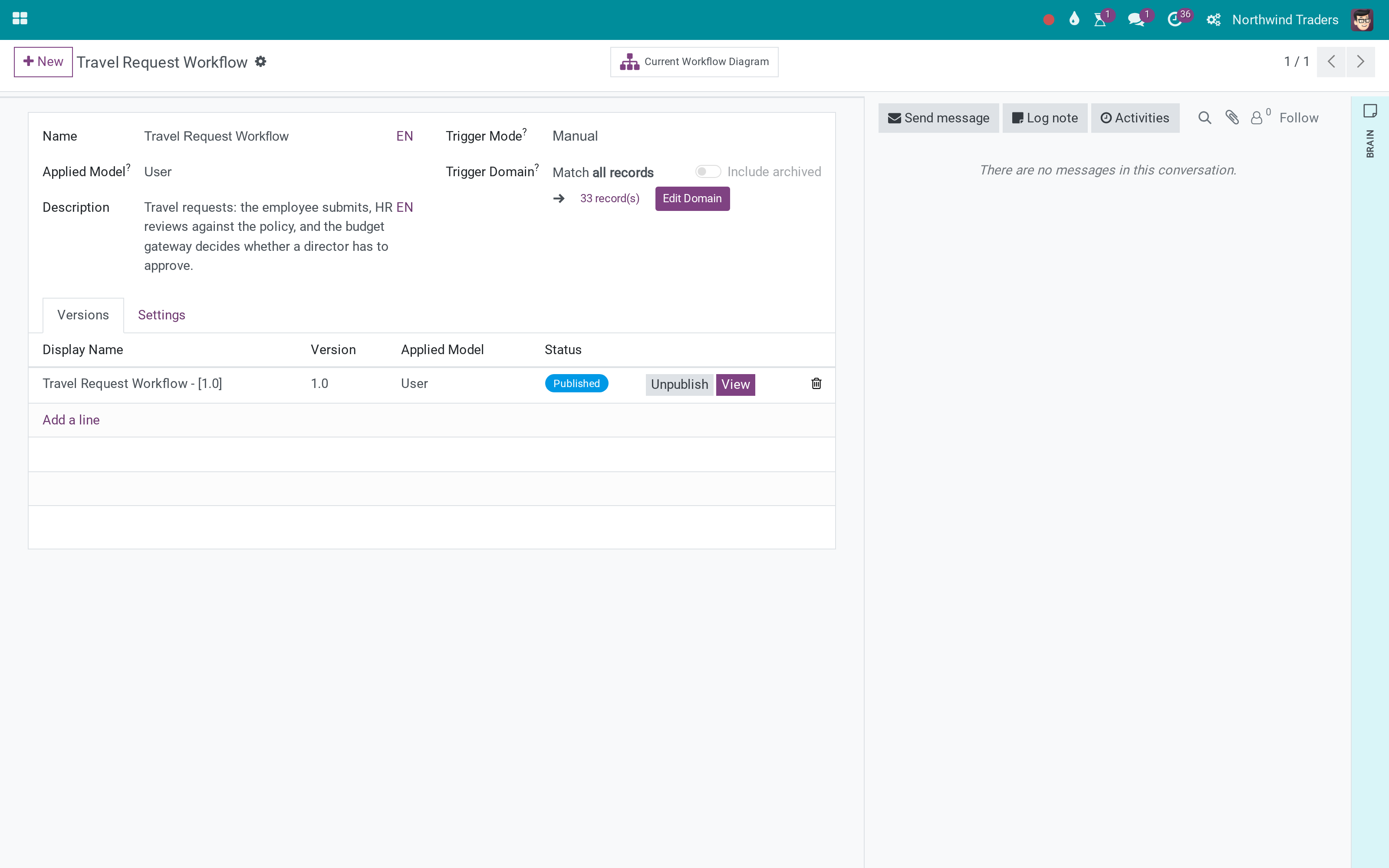Travel Request Workflow