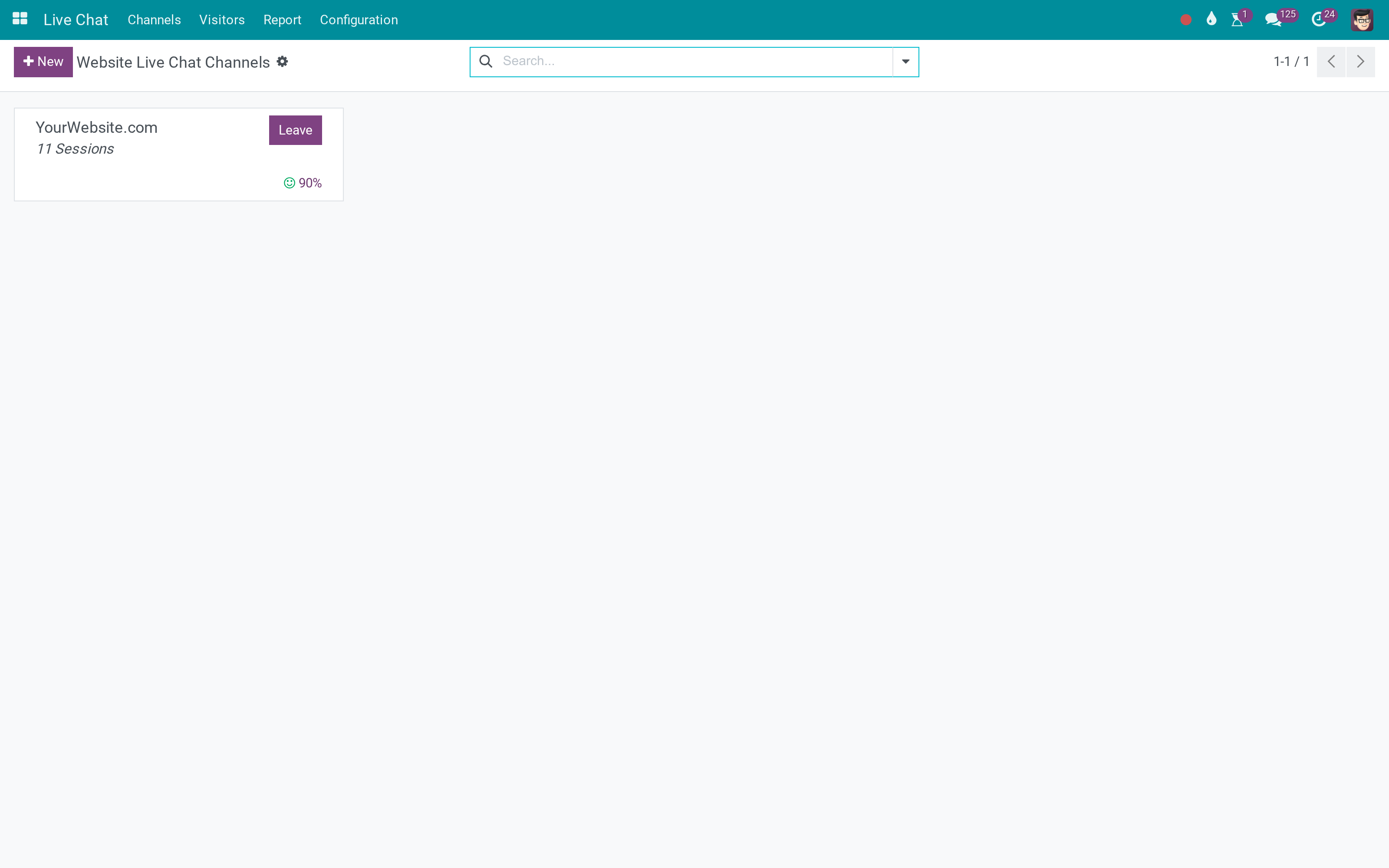 Live chat leads, attributed like a real channel