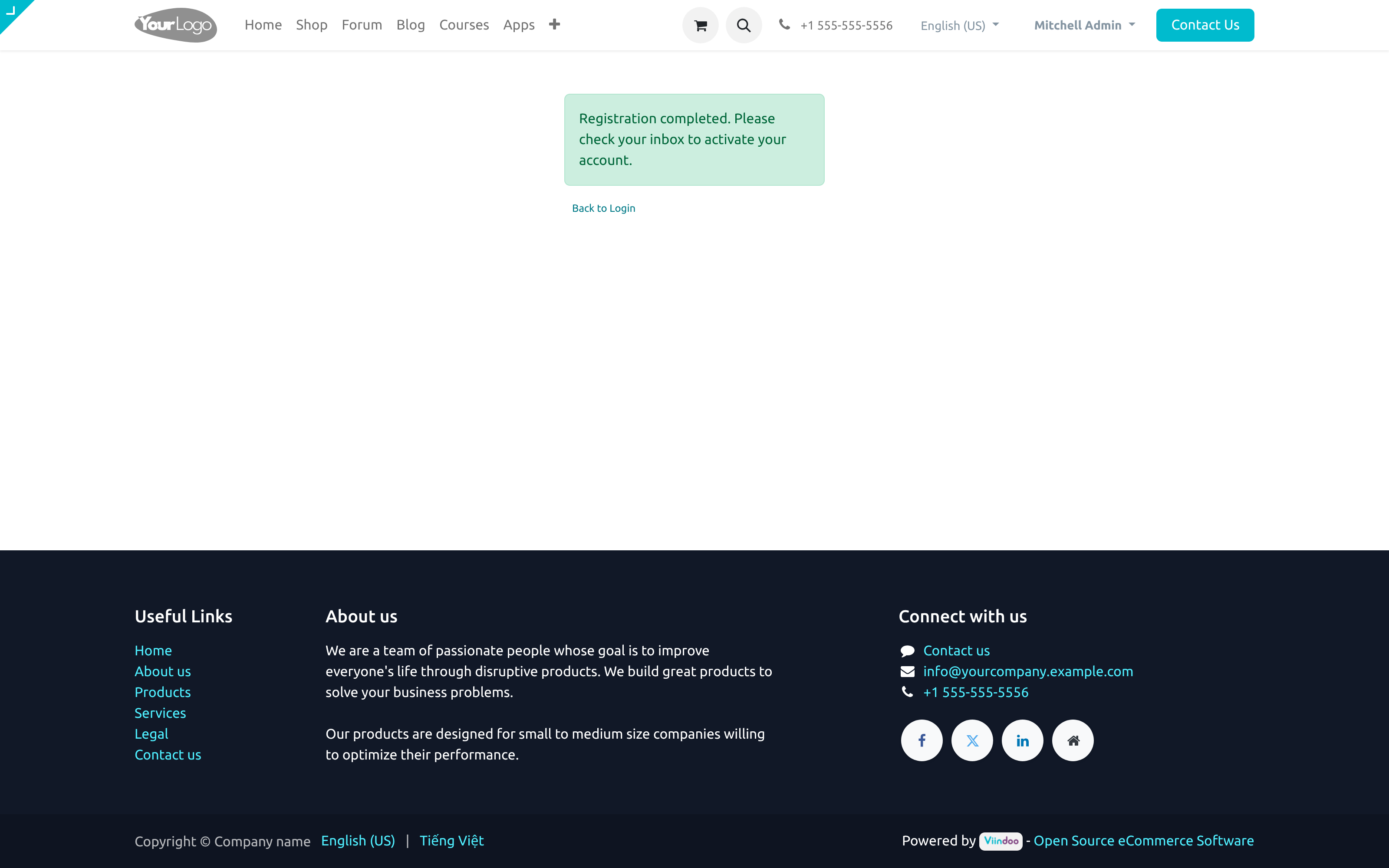 New accounts must confirm their e-mail before they are active