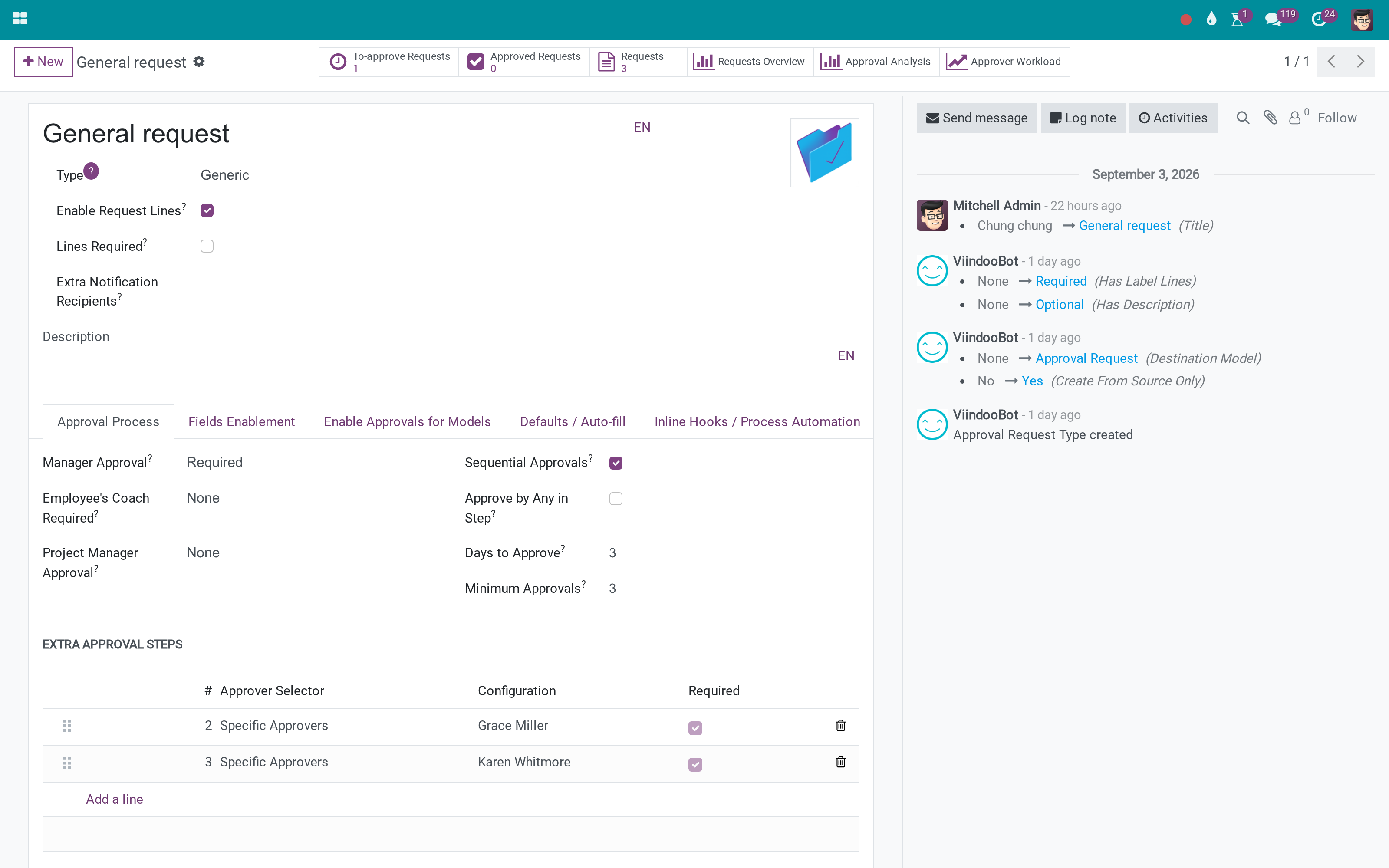 Flexible flow settings on the type