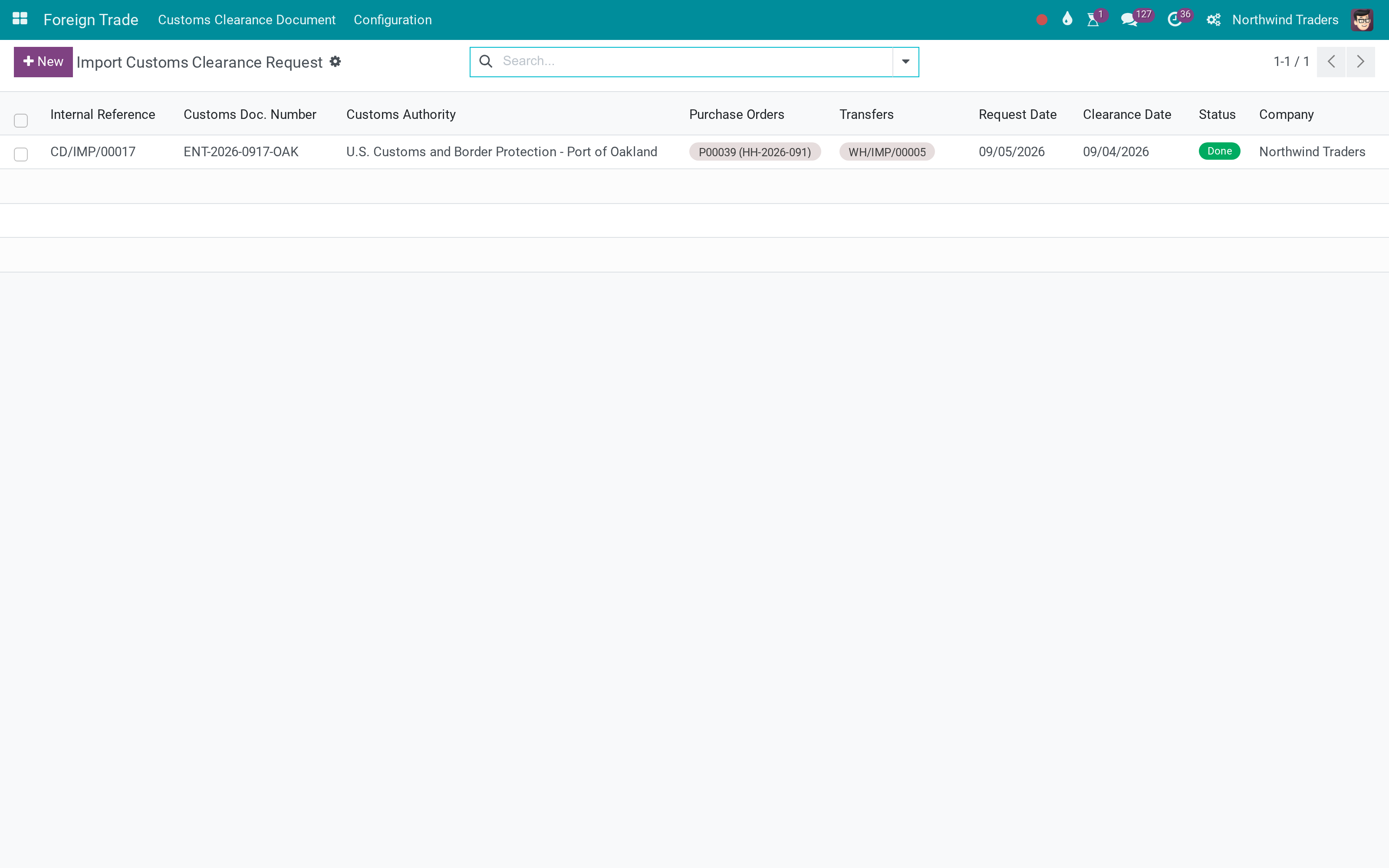 Import declarations