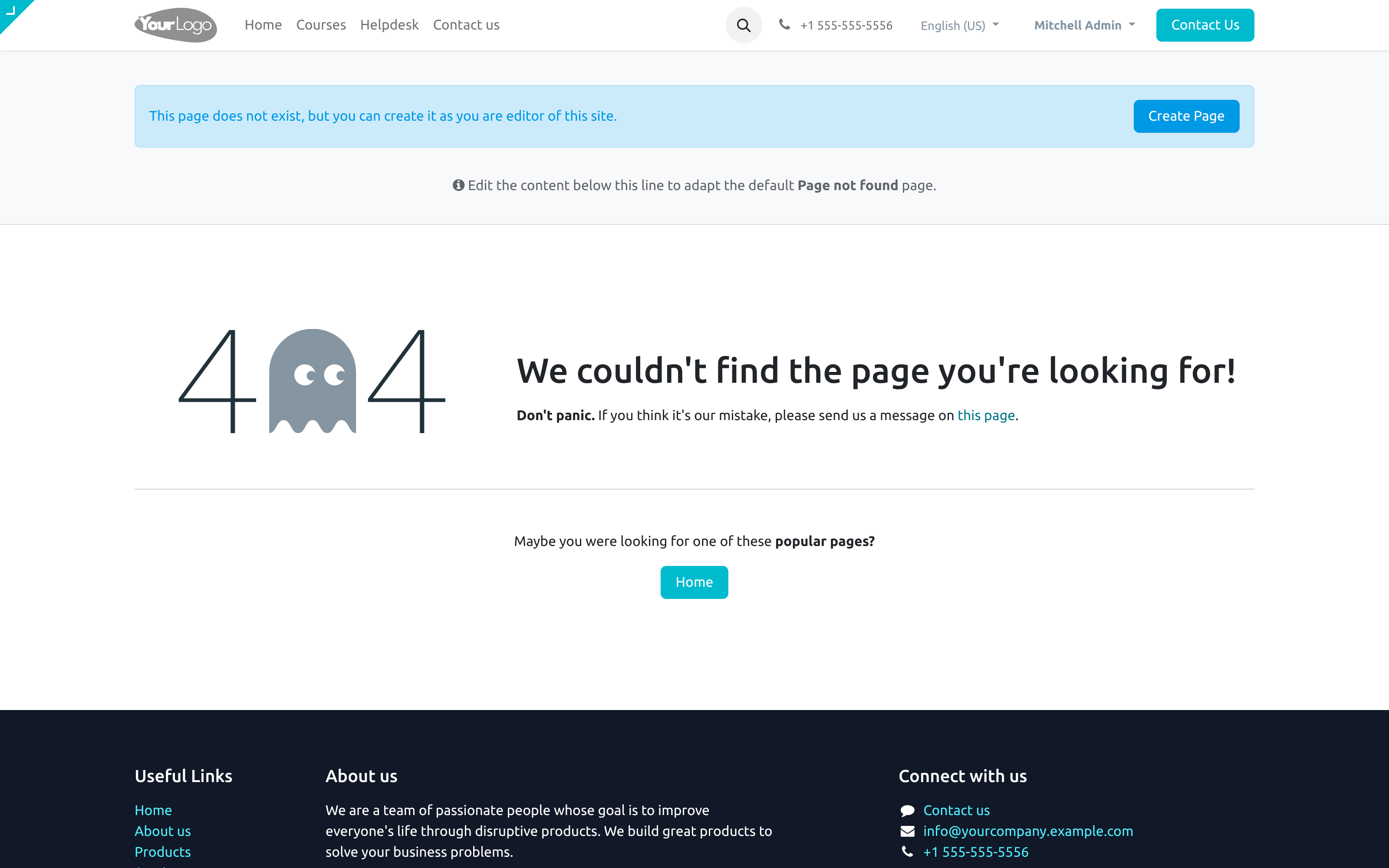 A support desk your customers can reach without an account