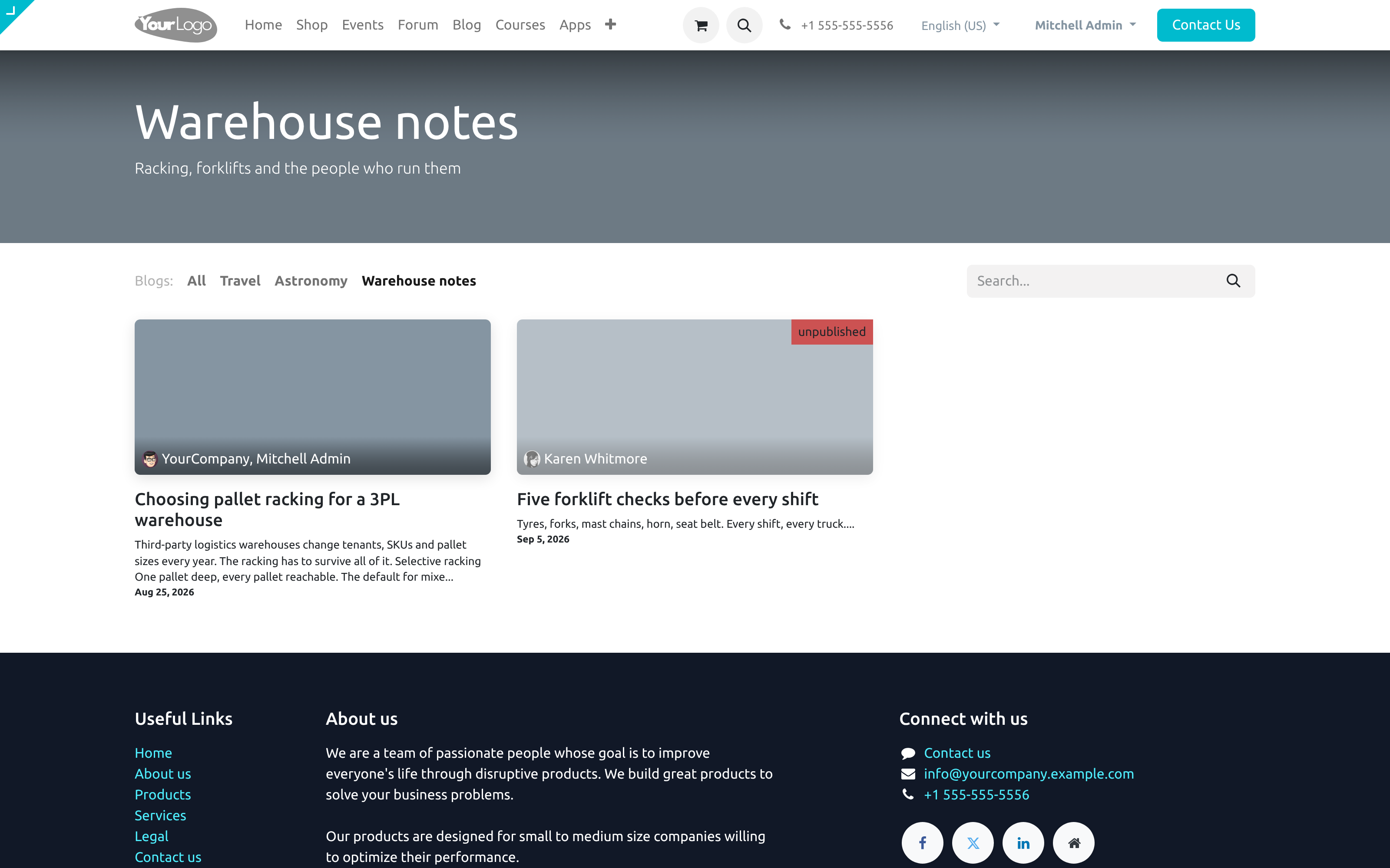 The blog