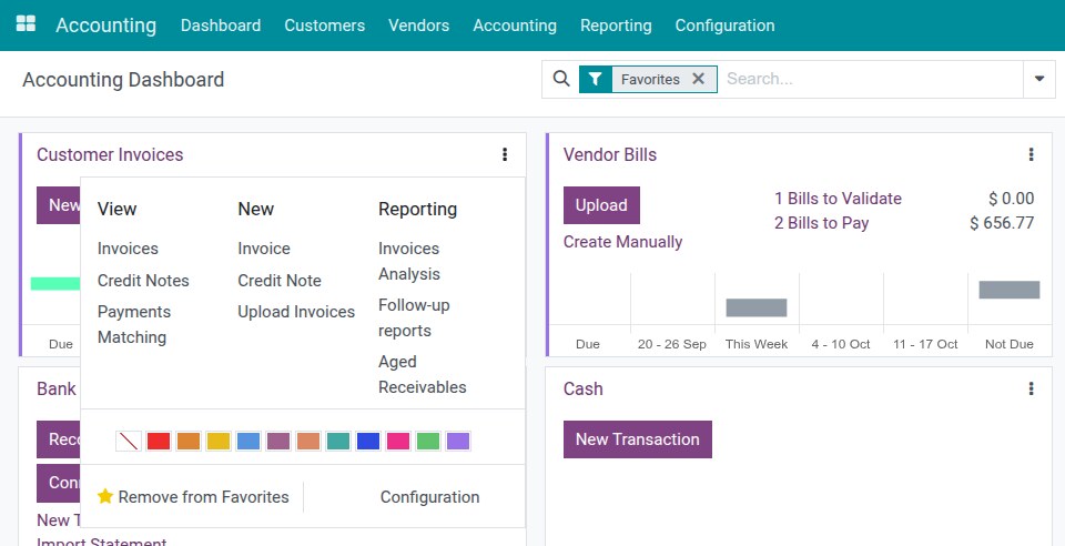 Opening Payments Matching from the menu of the Customer Invoices journal