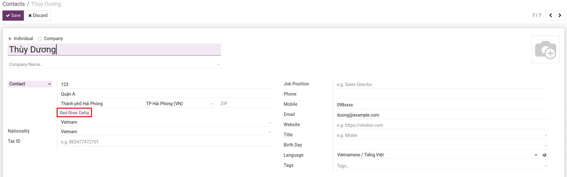 Linking state groups on partners