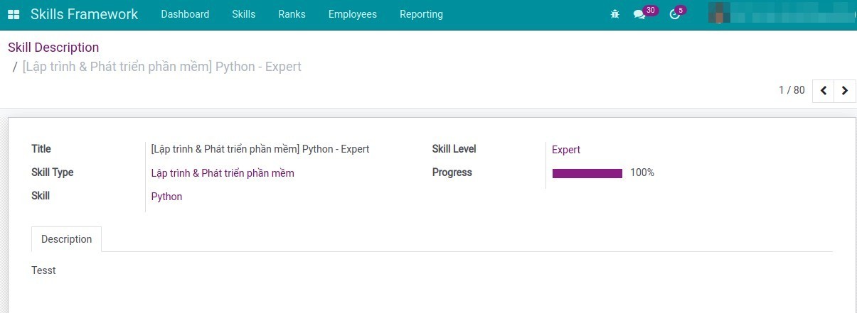 Check skill description