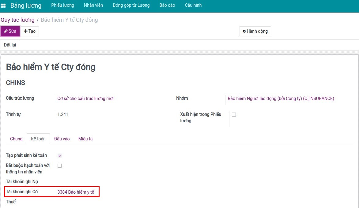 Quy tắc lương bảo hiểm y tế