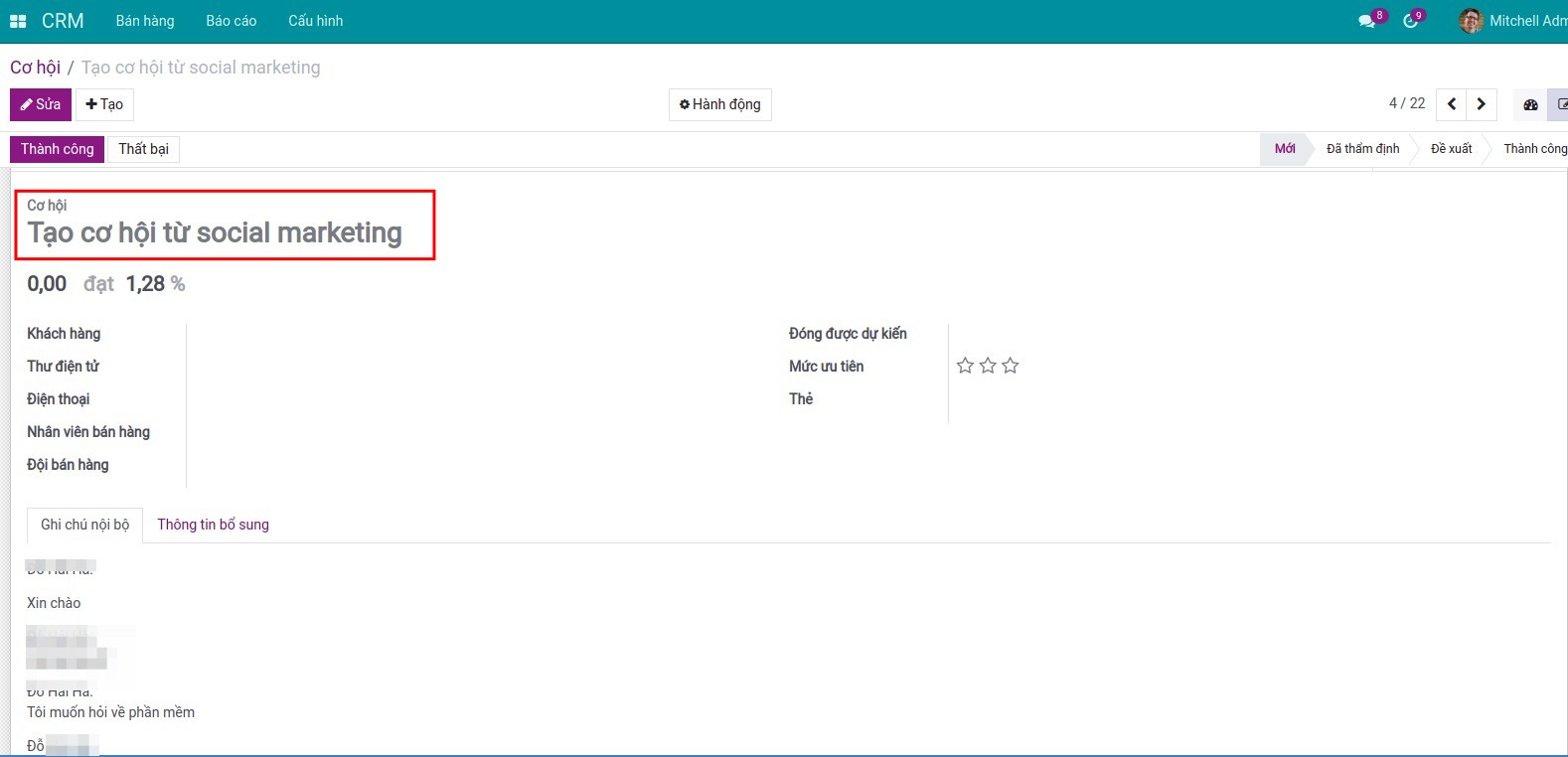 Cơ hội mới được tạo