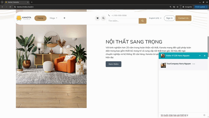 viinCRM - thu thập lead từ website