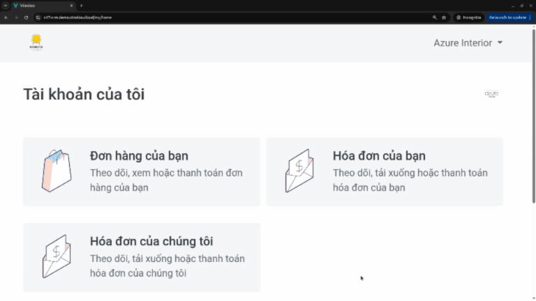 viinCRM Cổng khách hàng (portal)