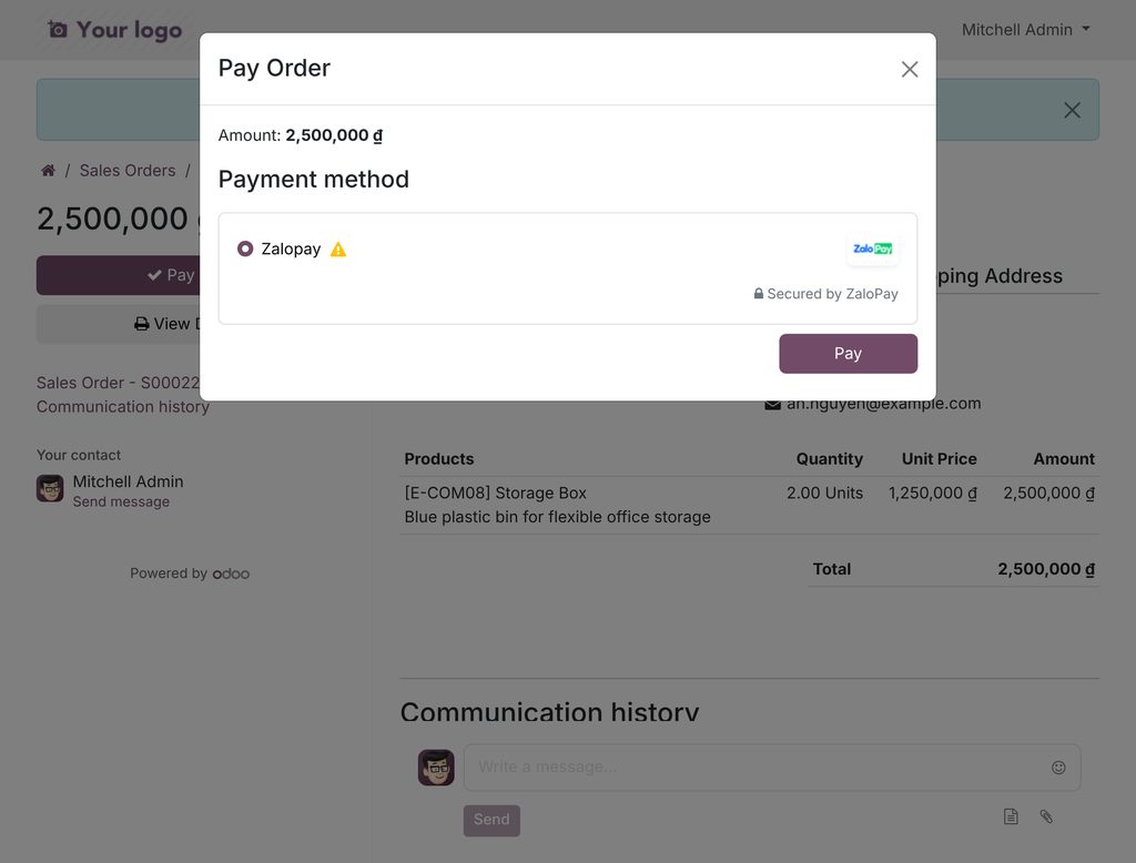 ZaloPay Payment Provider