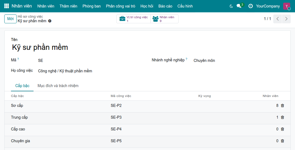 Job Levels & Career Paths