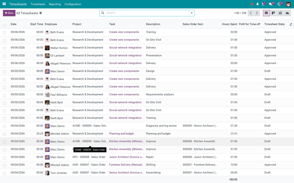 Payroll Timesheet Integrator