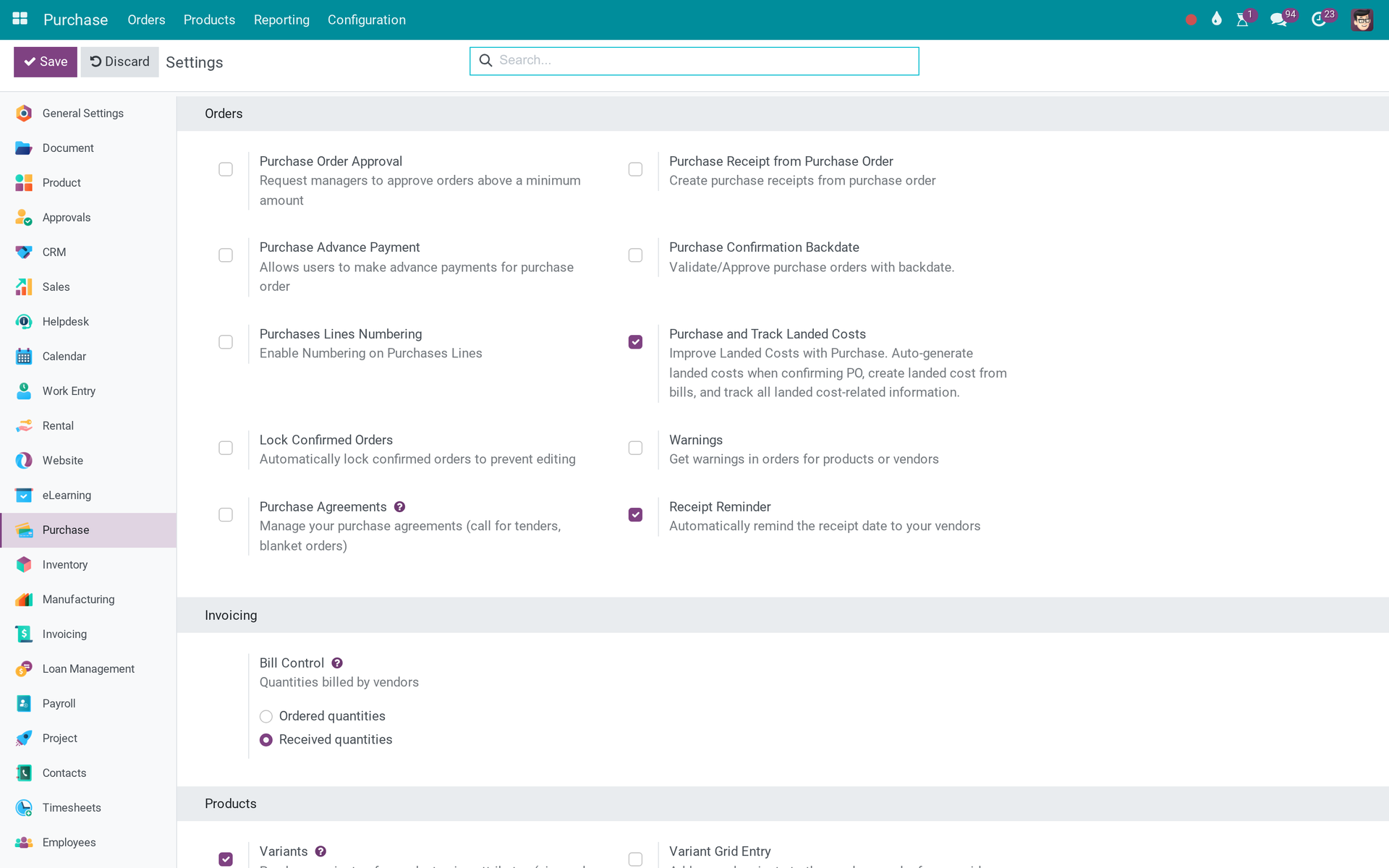 Activate Purchase Features