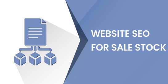 Website SEO for Sale Stock