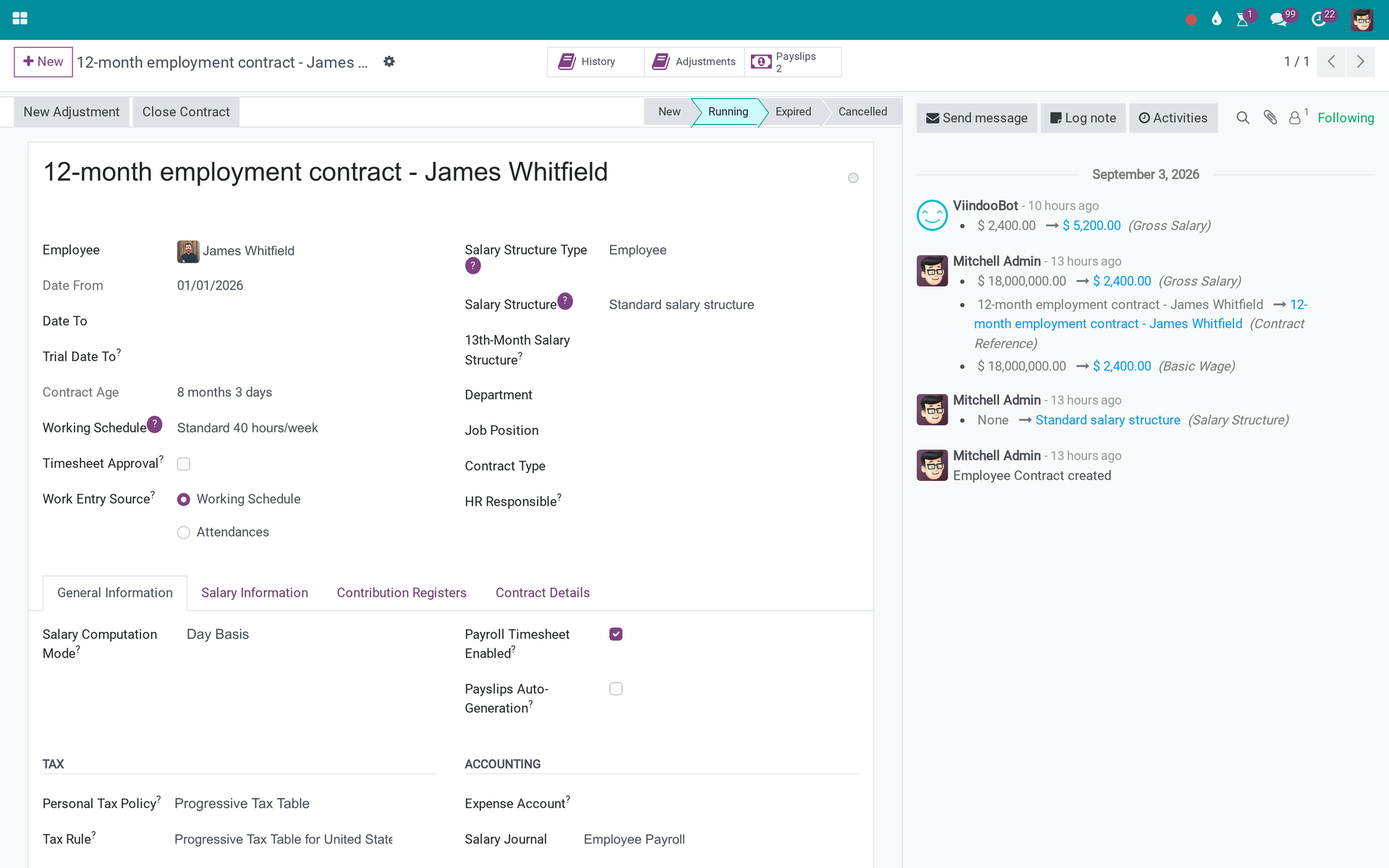 Payroll Timesheet Integrator