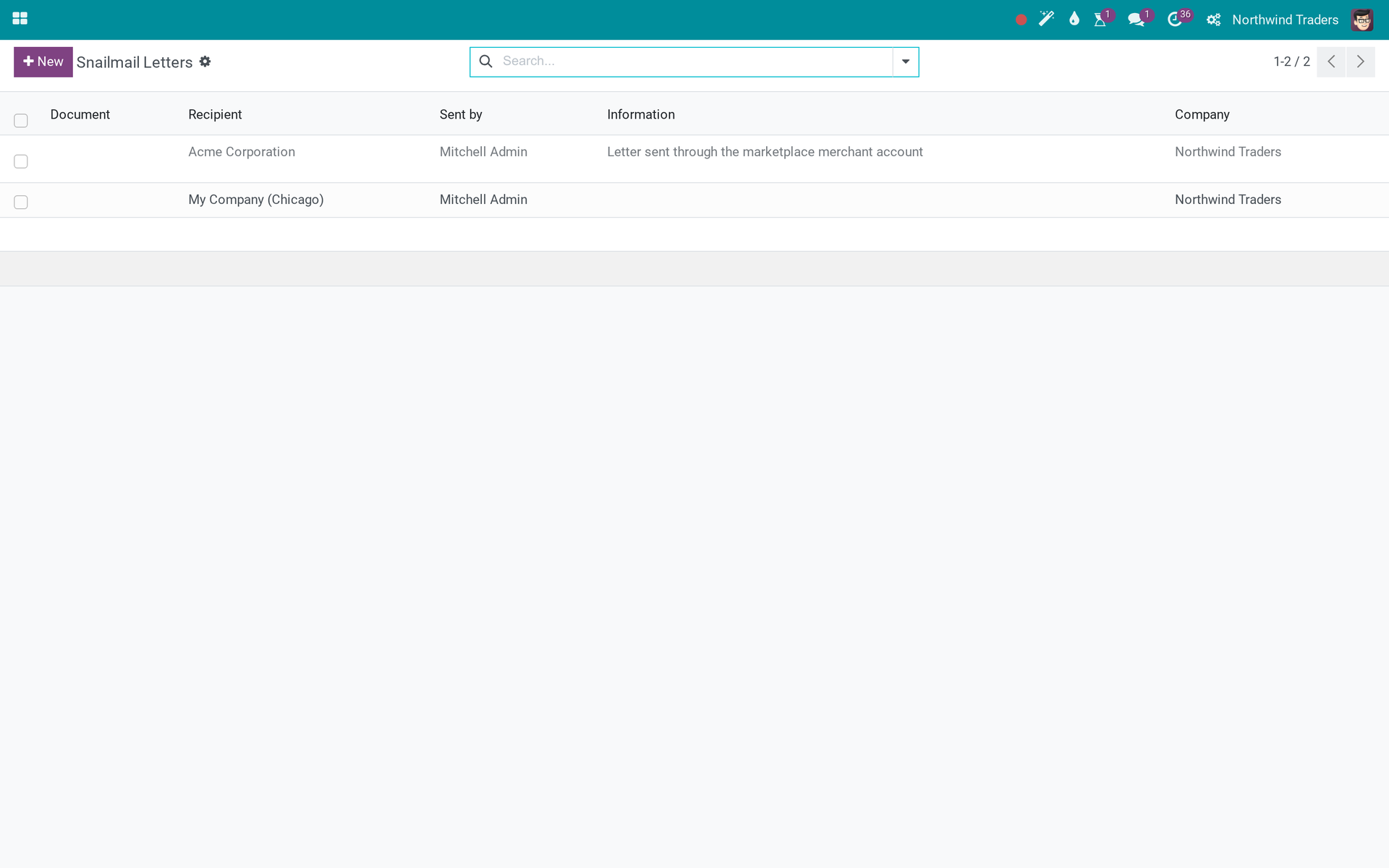 Viin Marketplace -Snail Mail