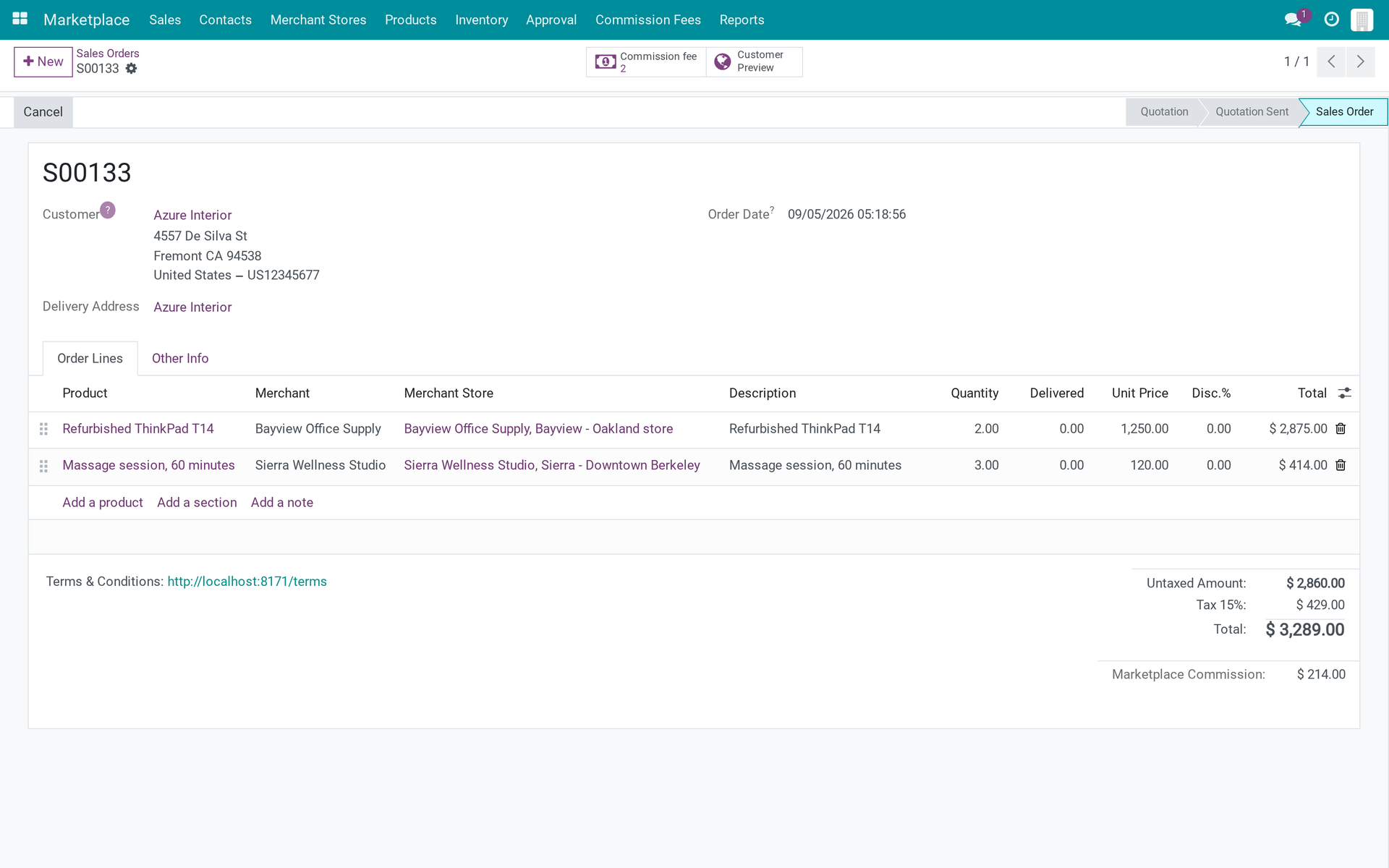 Viin Marketplace -Rating