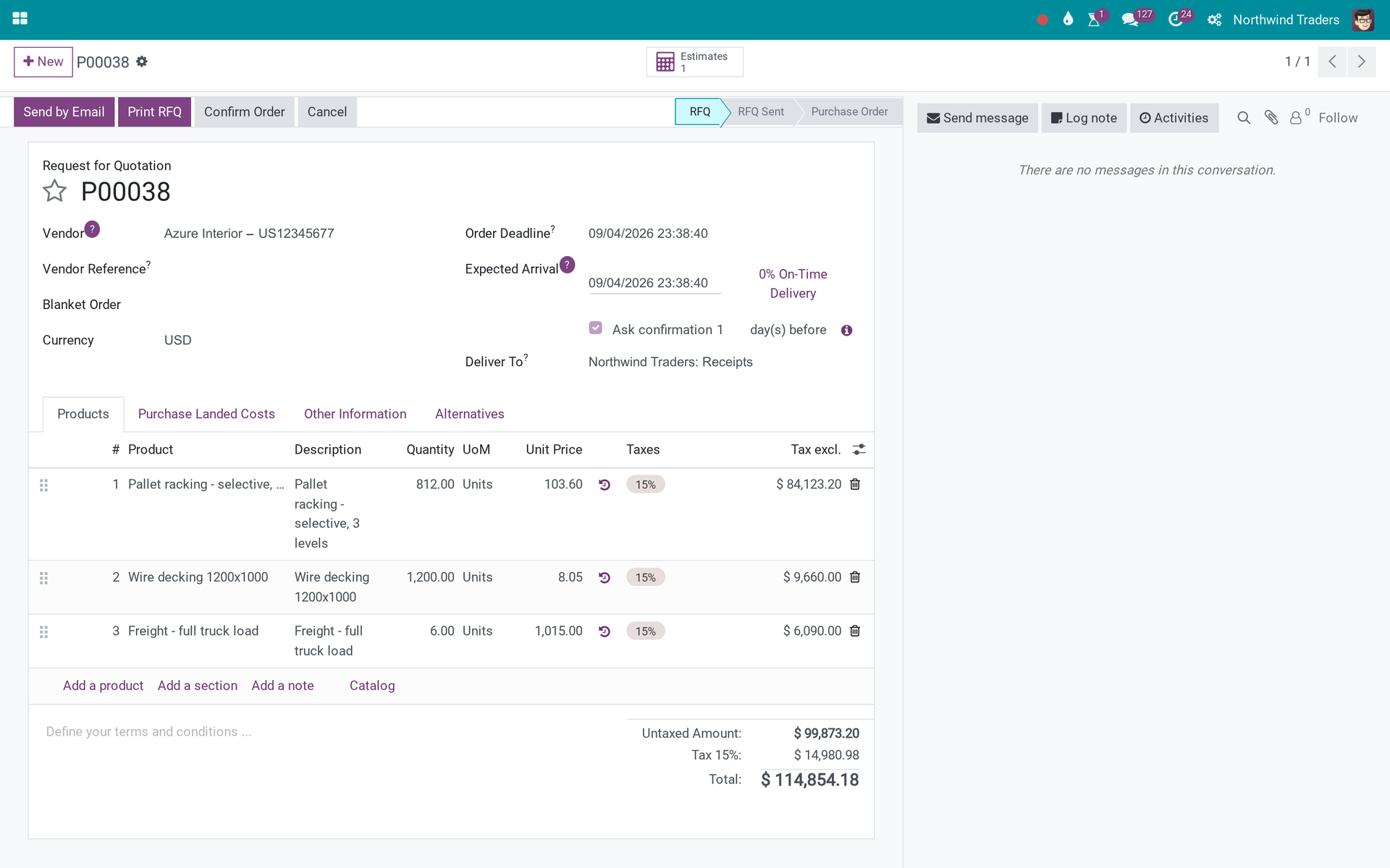 Estimate Purchase