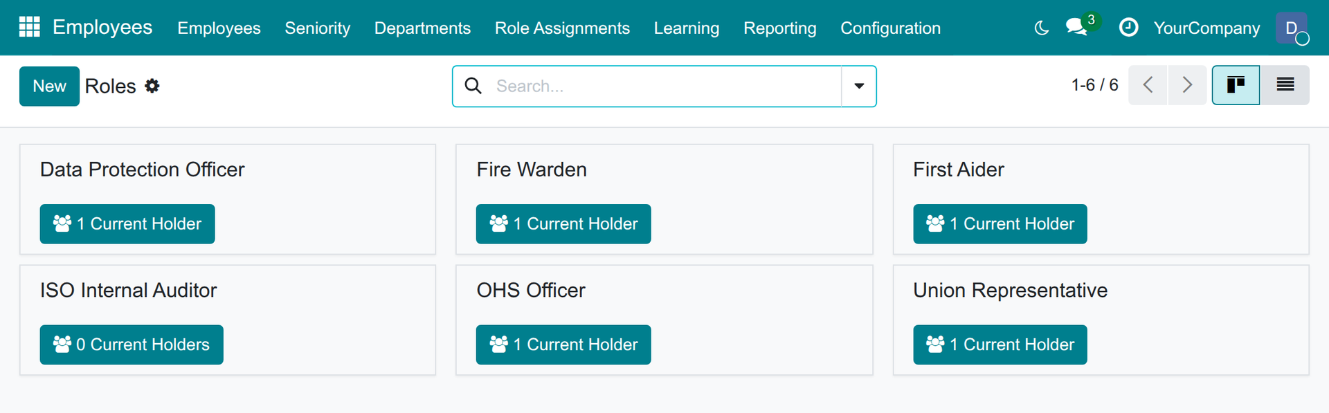 Employee Roles & Responsibilities