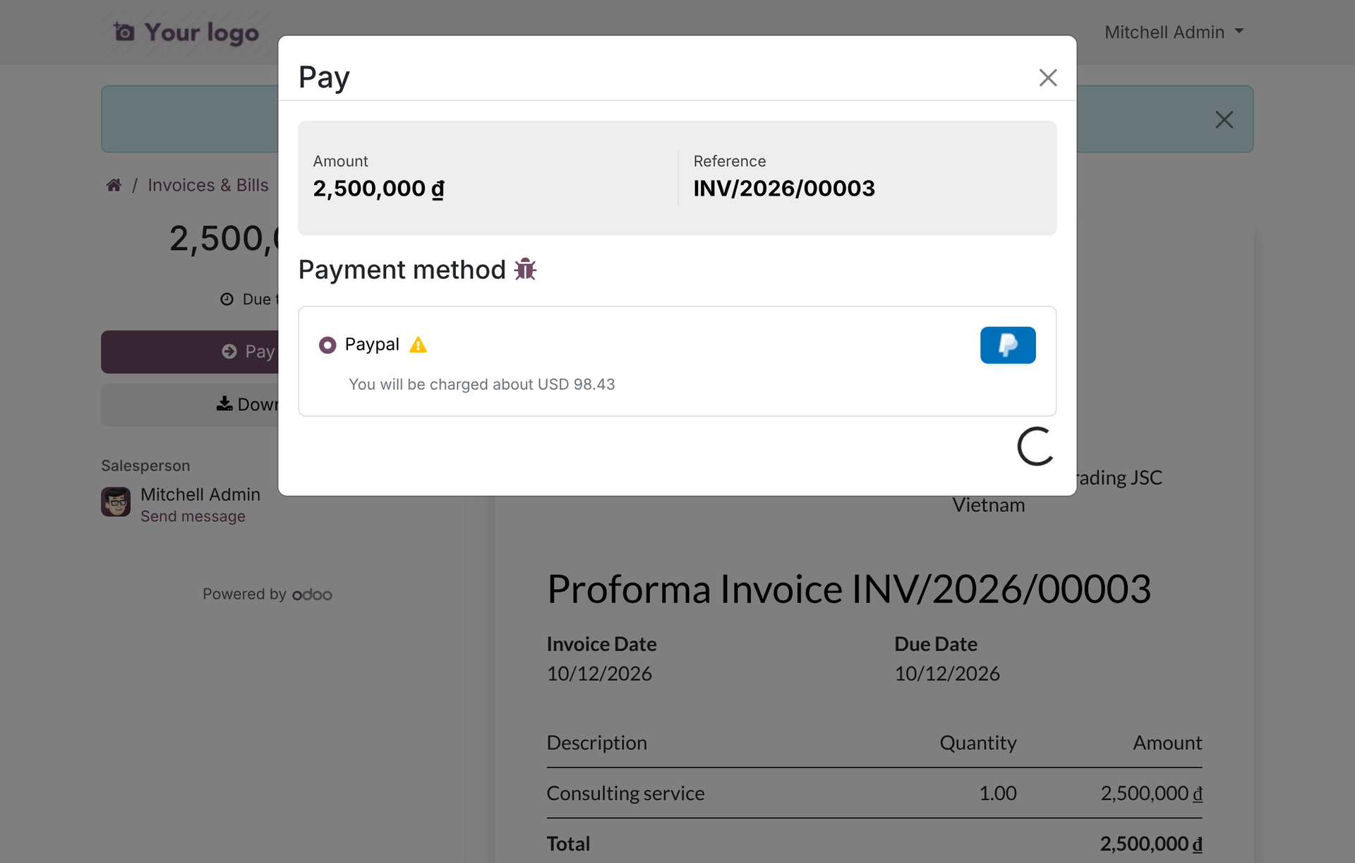 Paypal - Mở rộng hỗ trợ tiền tệ